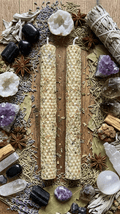 (2) Beeswax Honeycomb Cleansing & Protection Candles