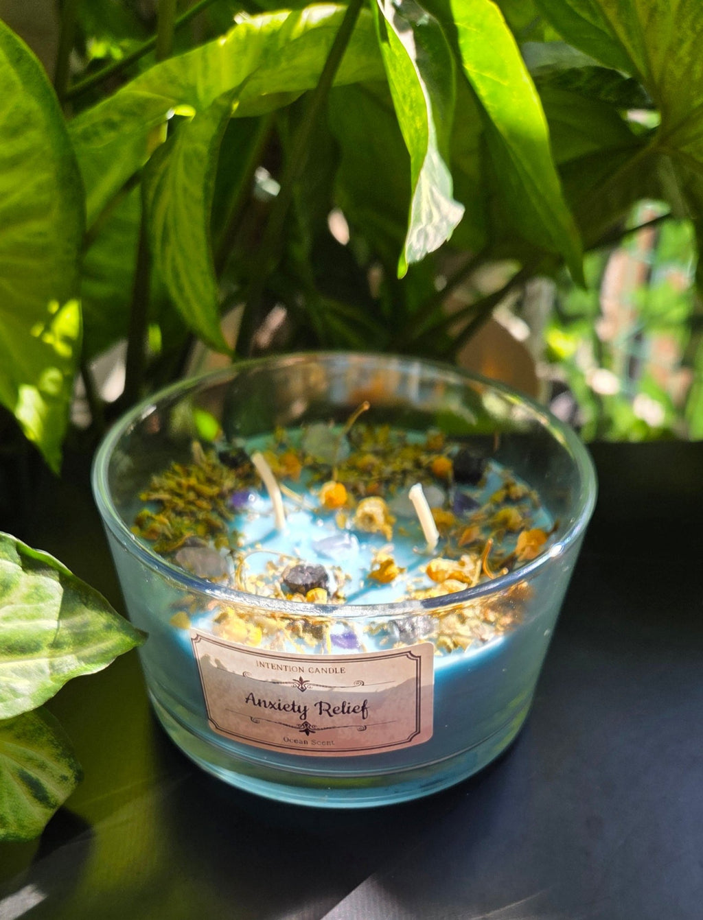 Anxiety relief candle for calming stress and soothing the mind